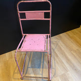 Industriële stoel - roze