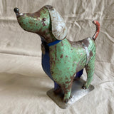 Grote hond van blik