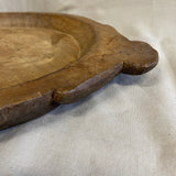 Houten chapati schaal