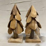 Teak houten kerstboom