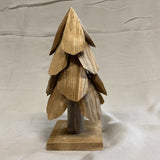 Teak houten kerstboom