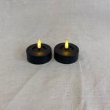 Maxi waxinelicht LED - zwart