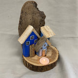 Noorse huisjes voor waxinelichtje