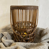 Rotan windlicht