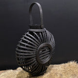 Windlicht van bamboe