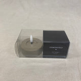 Maxi waxinelicht LED - beige/taupe