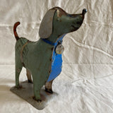 Grote hond van blik
