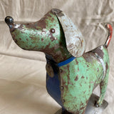 Grote hond van blik