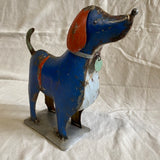 Grote hond van blik