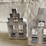 Huisjes voor waxinelichtje, bevroren look