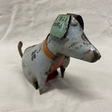 Metalen decoratie hond