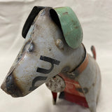 Metalen decoratie hond