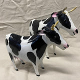 Metalen decoratie koe
