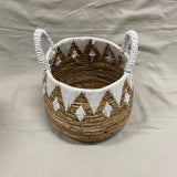 Zeegras mand Bohemian Basket