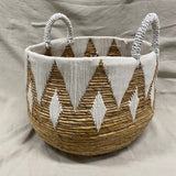 Zeegras mand Bohemian Basket