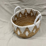 Zeegras mand Bohemian Basket