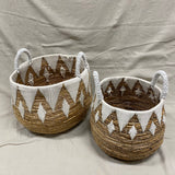 Zeegras mand Bohemian Basket