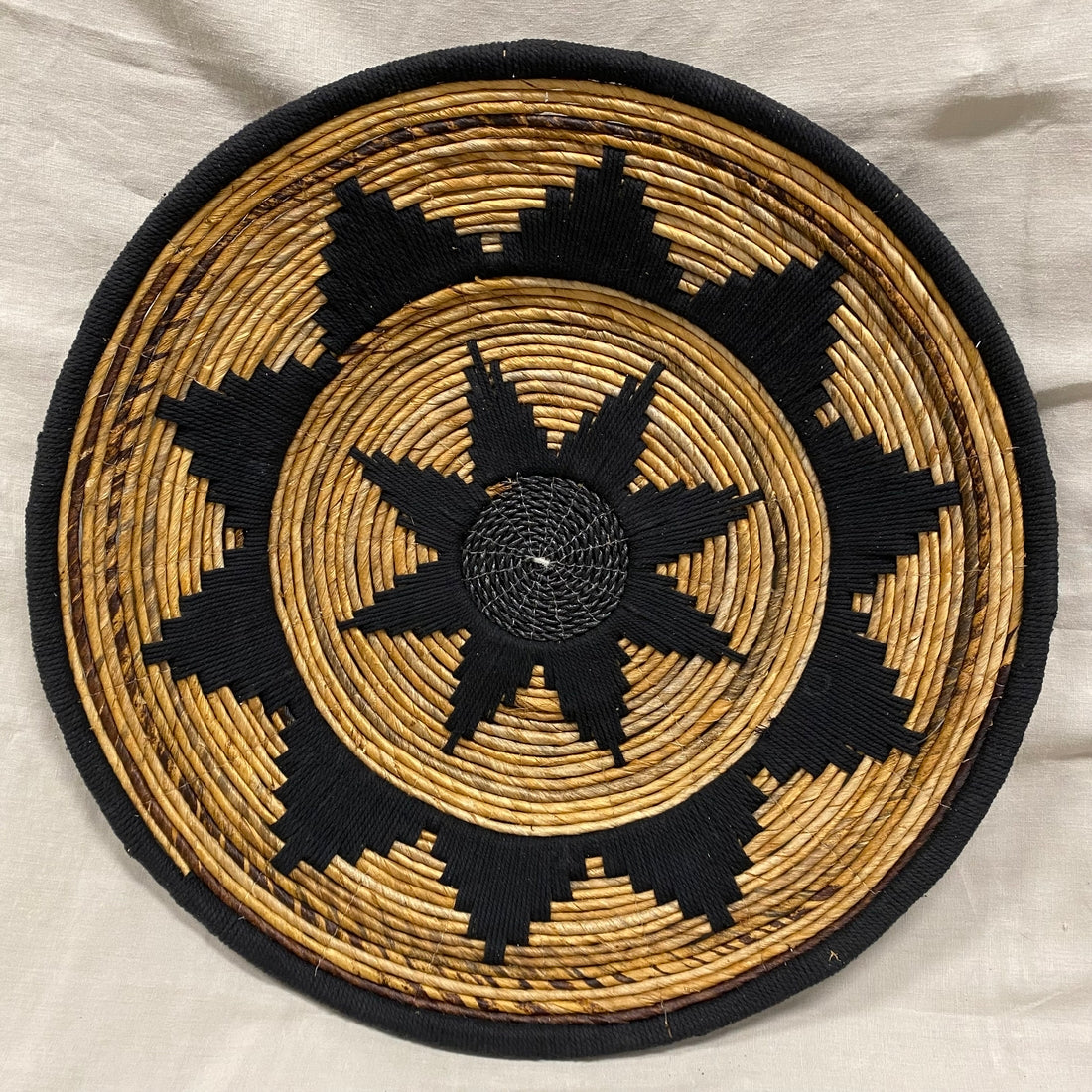 Zeegras wanddecoratie Tropical Flores